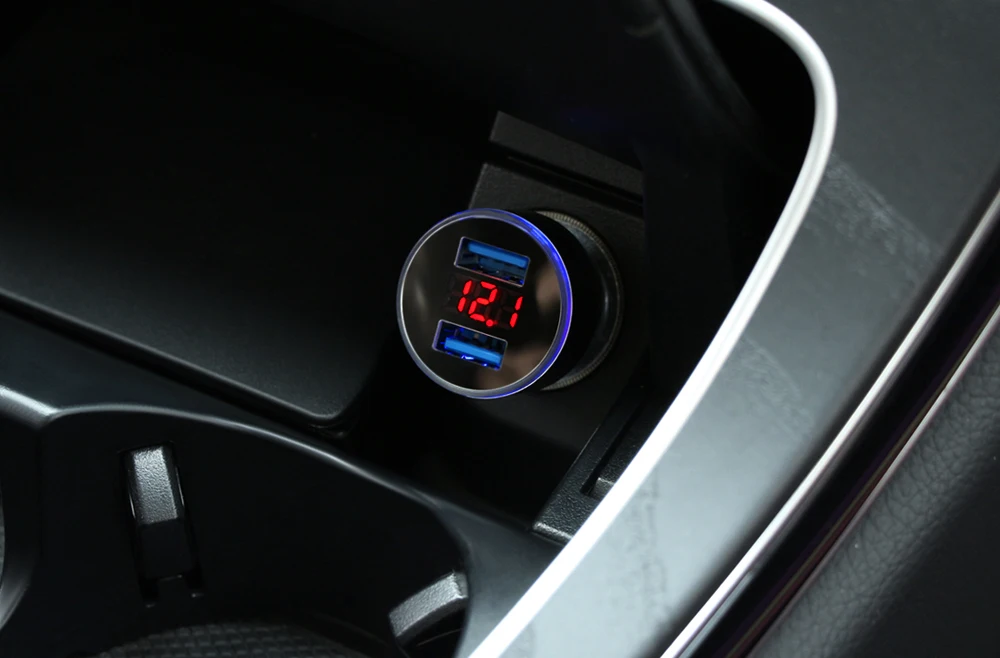 Мини USB Автомобильное зарядное устройство адаптер 3.1A для Volvo XC90 S60 XC60 Opel Astra h j g k