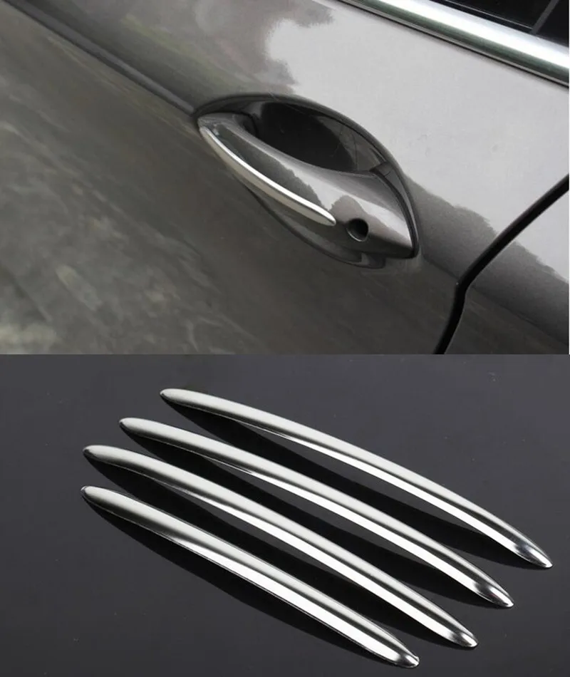 Наружная дверная ручка с блестками украшение 4 шт. для BMW 5 серии 5GT F10 F07 520 525 из