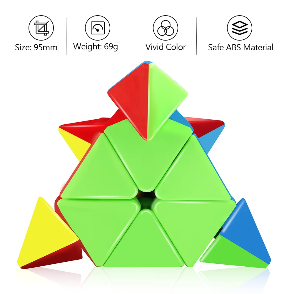 D FantiX Moyu Mofangjiaoshi Pyramid 3x3 магический куб треугольник профессиональный скоростной
