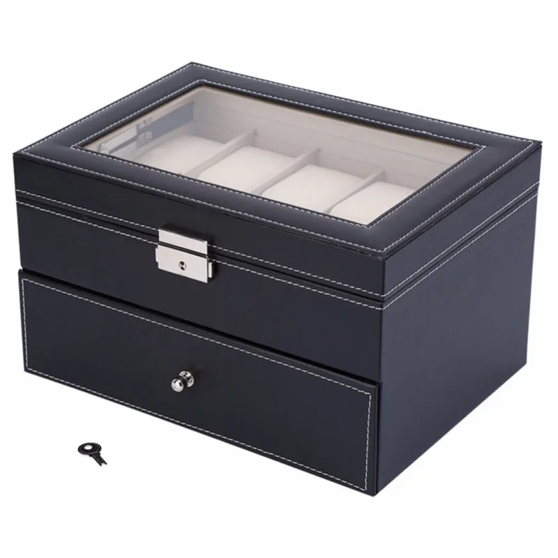 Quickdone 1 шт. коробка для демонстрации часов держатель хранения органайзер чехол