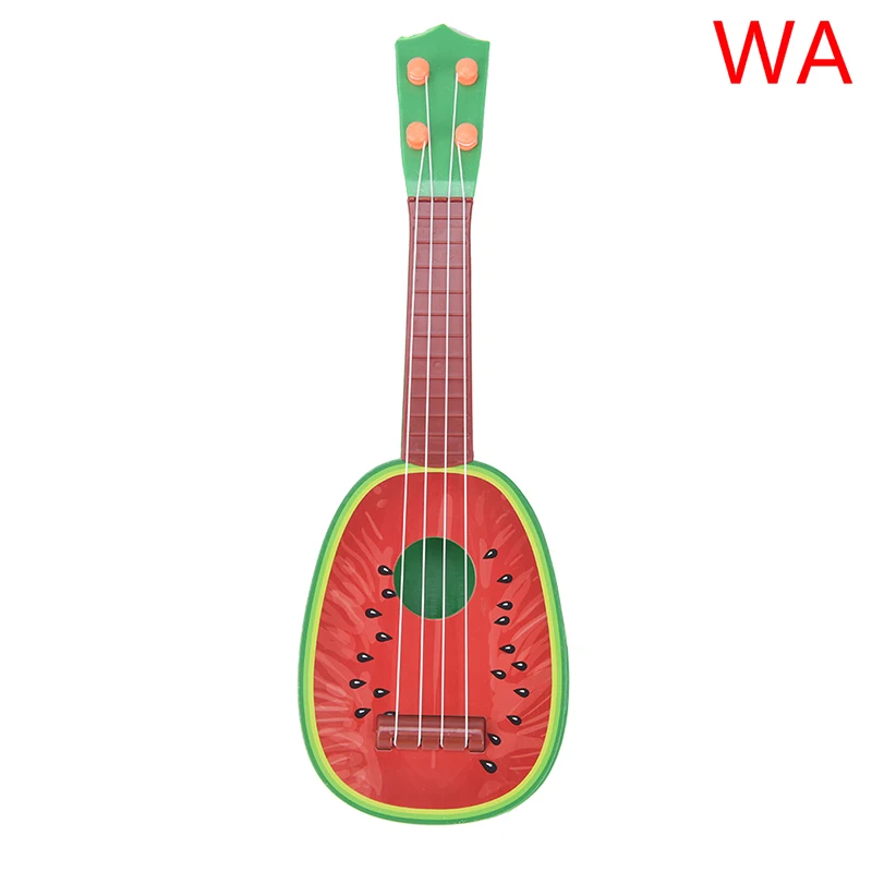watermelon Супер милый детский 4 струны фрукты Стиль гитара музыкальный инструмент укулеле Дети Рождественский подарок игрушка - Цвет: watermelon