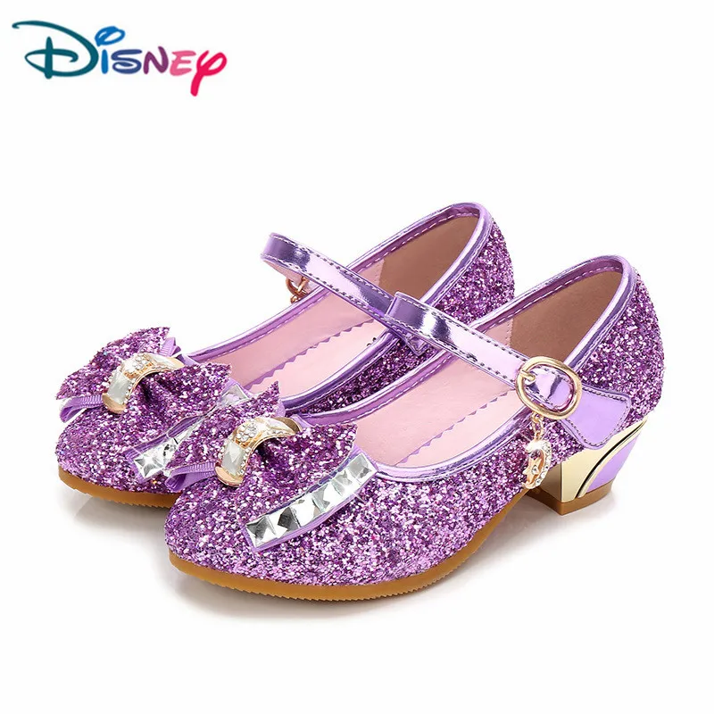 Босоножки Disney для девочек Холодное сердце сандалии с блестками Детская летняя