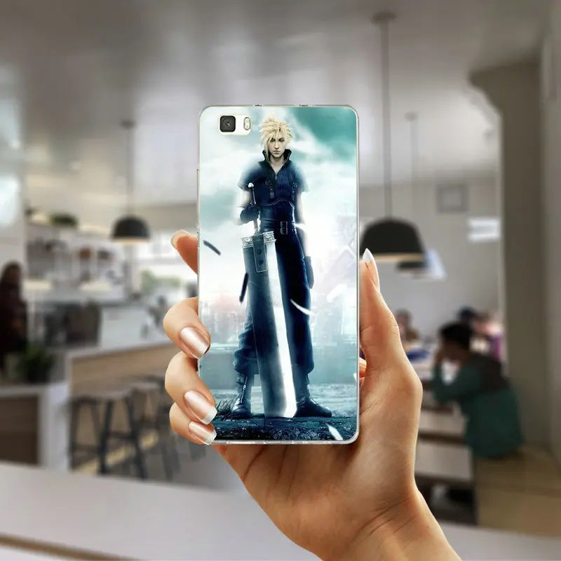 Final Fantasy VII FF7 аниме для huawei P8 P9 P10 Коврики 10 Pro Y5 Y6 Y3 II Y7 Honor 6X7X9 Lite силикон мягкие чехлы