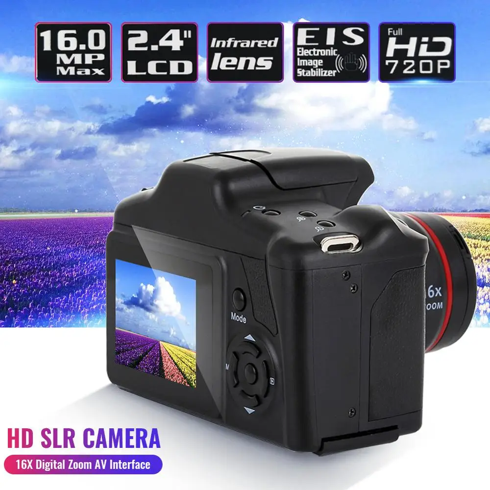 2 4 ''SLR камера HD 1080P CMOS сухая батарея домашняя телефото цифровая портативная
