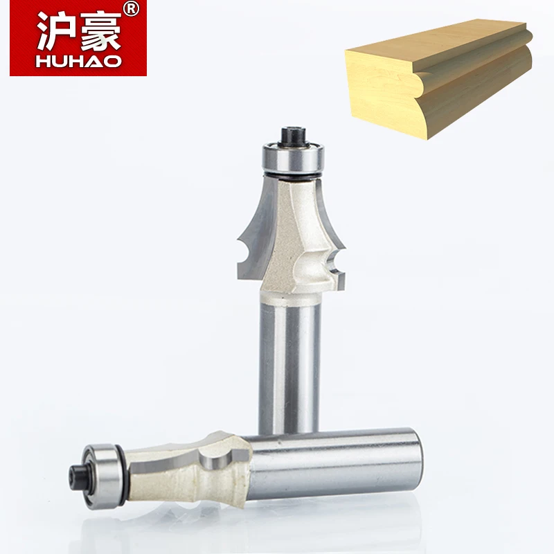 HUHAO 1 шт. 1/2 &quot1/4&quot хвостовик для рисования лески фрезерный станок с подшипником