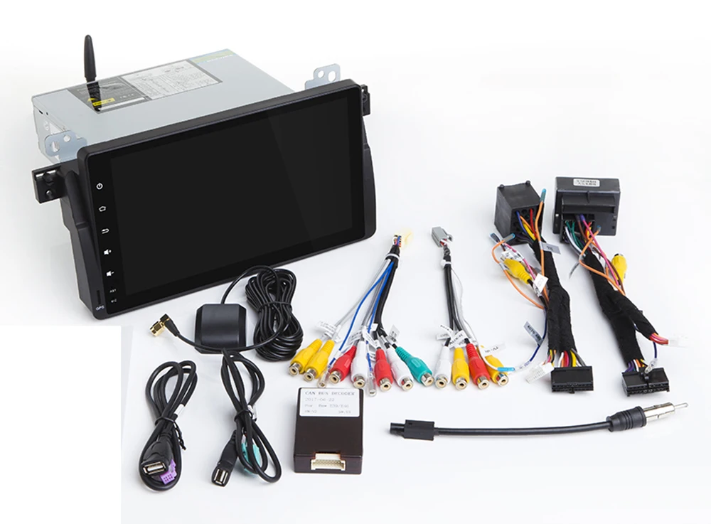 9 &quotВосьмиядерный Android Автомобильный DVD стерео Мультимедиа Радио gps для BMW E46
