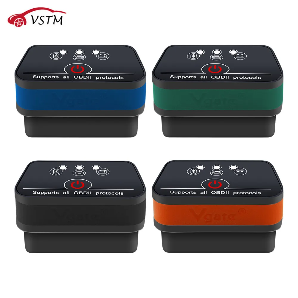 Диагностический инструмент Vgate icar2 компактный сканер OBD2 Bluetooth/Wi-Fi для Android/IOS/ПК |