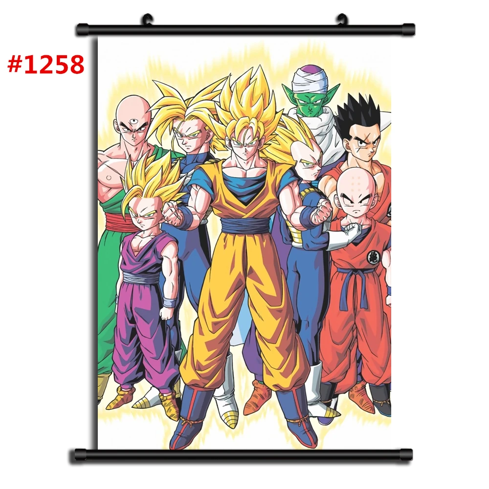1258 Dragon Ball Аниме Манга настенный плакат свиток - Цвет: 1258