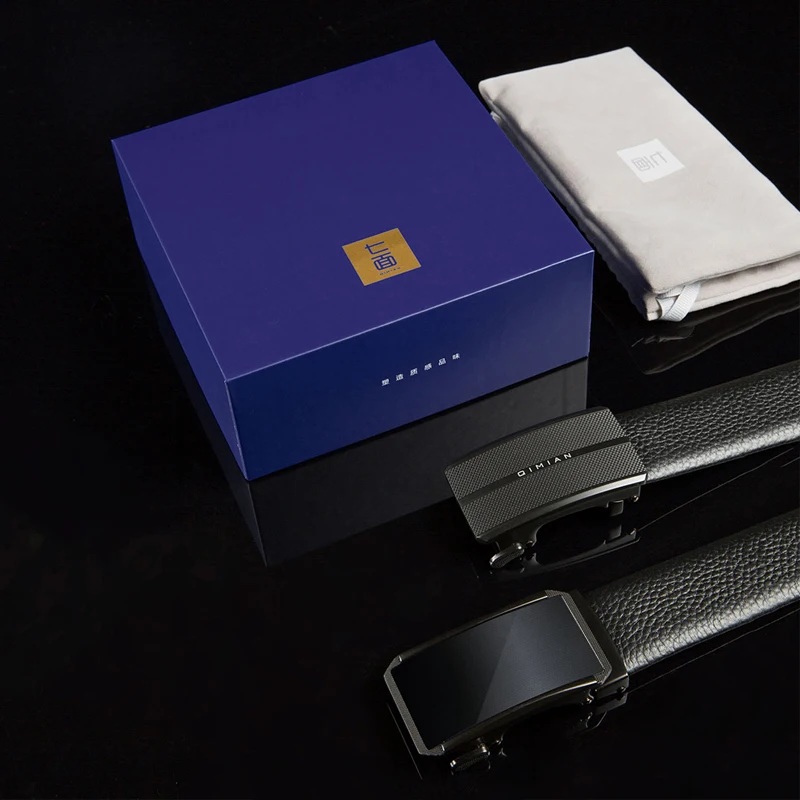 Оригинальный Xiaomi Youpin Qimian Napa верхний слой кожаный автоматический ремень с пряжкой