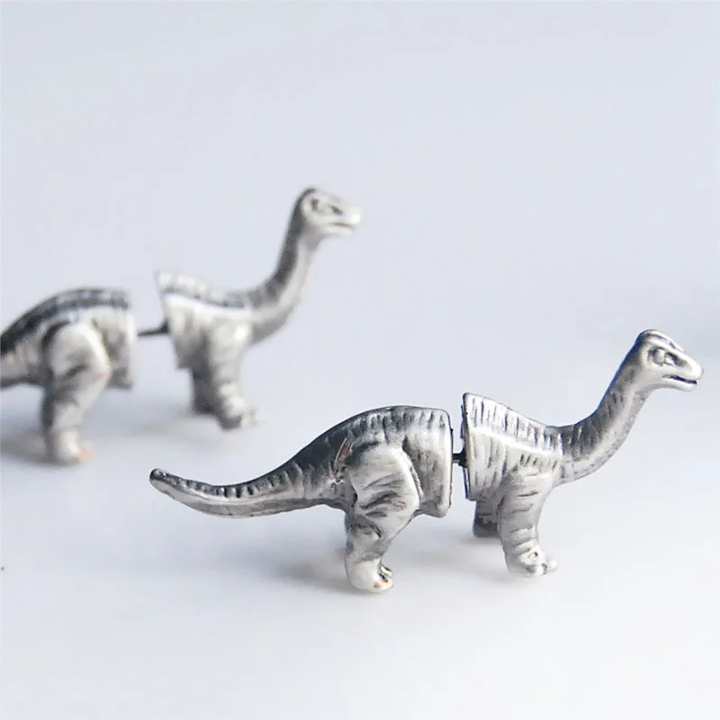 

1 Pcs Cool Punk Animal Jurassic Dinosaur Dragon Ear Cuff Wrap Earrings Stud Earrings