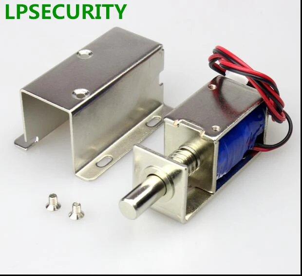 LPSECURITY 12В или 24В DC мини электрический металлический маленький болт магнитный