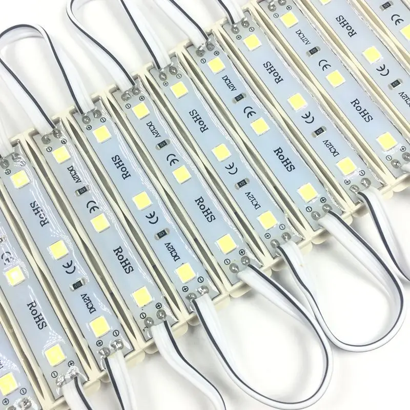 100 шт/Лот SMD 4040 светодиодный модуль 3 светодиодных модуля для знака буквы DC12V SMD4040
