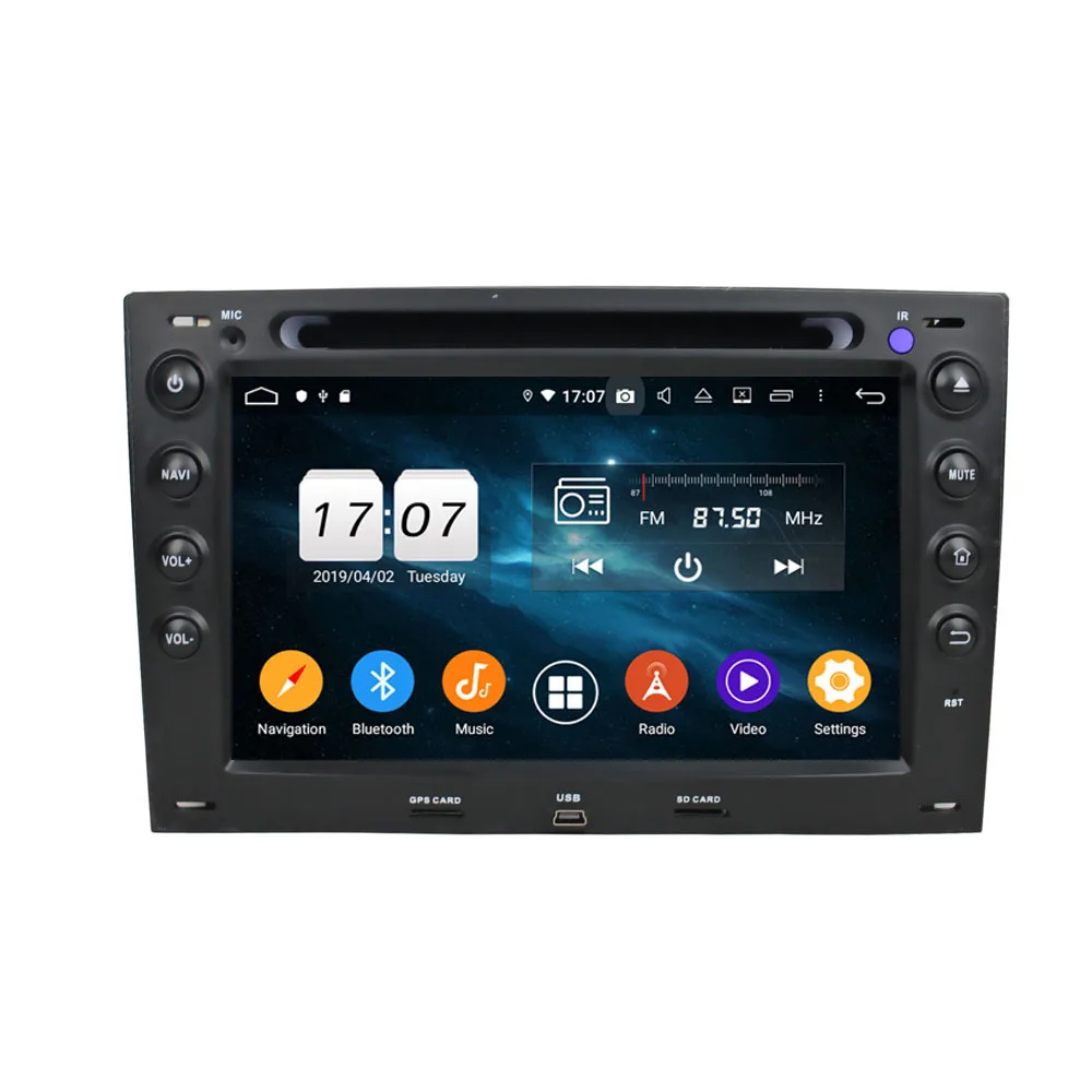 Android 9 0 Octa Core для RENAULT Megane 2003 2009 PX5 автомобильный мультимедийный DVD gps навигации