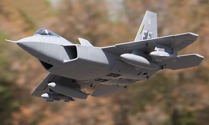 LX/полет в небе хобби Твин 70 мм F-22 Raptor дистанционное управление металла EDF ARF Jet