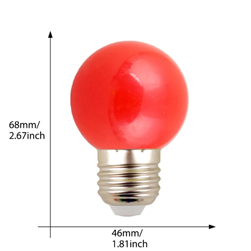 New Colorful Led Lamp E27 220V 3W Globe Light Bulb 7color Bombillas SMD 2835 bar Home Decor Holiday Lighting | Освещение