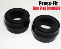 cool price alloy bb30 hollow double sealed cartridg bearings 42mm 24mm 68mm press fit bicycle bottom bracket