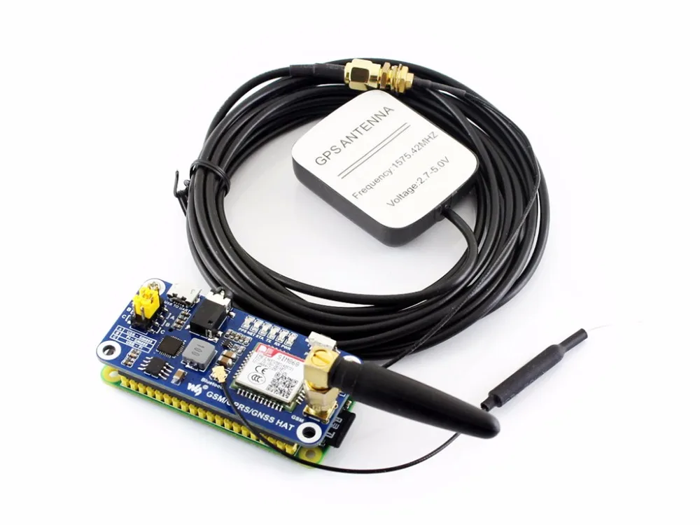 GSM/GPRS/GNSS/Bluetooth шапка для Raspberry Pi Bluetooth 3,0 поддерживает SMS Телефонный звонок GPRS DTMF HTTP FTP MMS электронная почта gps компас