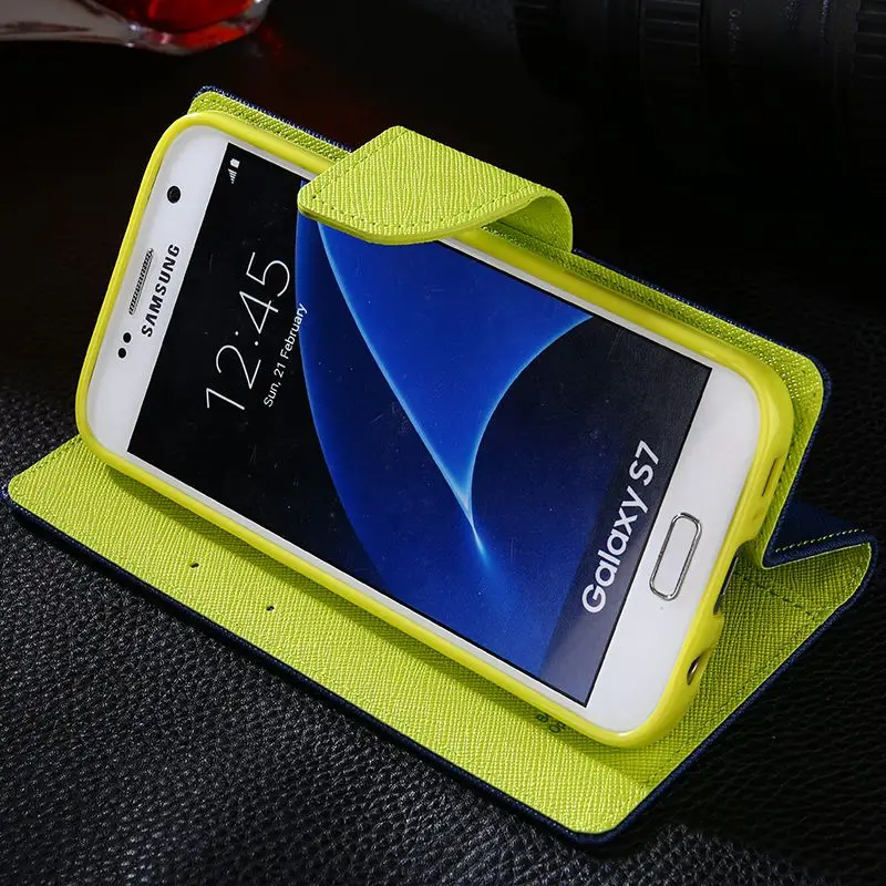 Оригинальный кожаный чехол-бумажник Goospery чехол с откидной крышкой для Samsung Galaxy A10