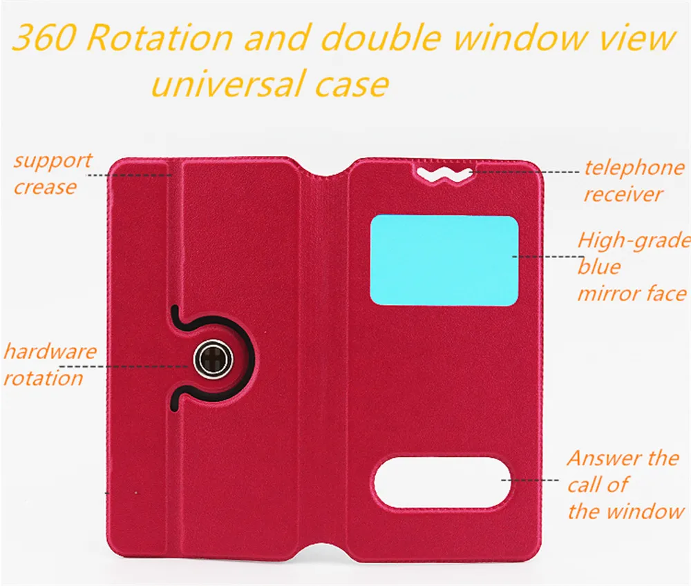 Для Siswoo R8 R9 Новолуния Случае Новая Мода 360 Вращение Кожаный Cover1 С Двойной Вид Из