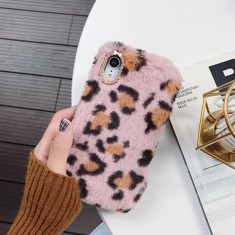 

Mutil Color Fluffy Fur Case For Huawei Honor X10 Max 7A Pro 7C 6X 6A 7s 7X 8 Lite Play 3 4T Pro V30 Pro V10 V20 View 20 10 Cover