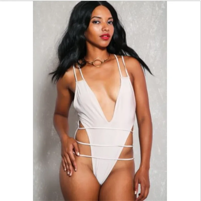 Новый летний Цельный купальник бикини сексуальная купальная одежда купальный