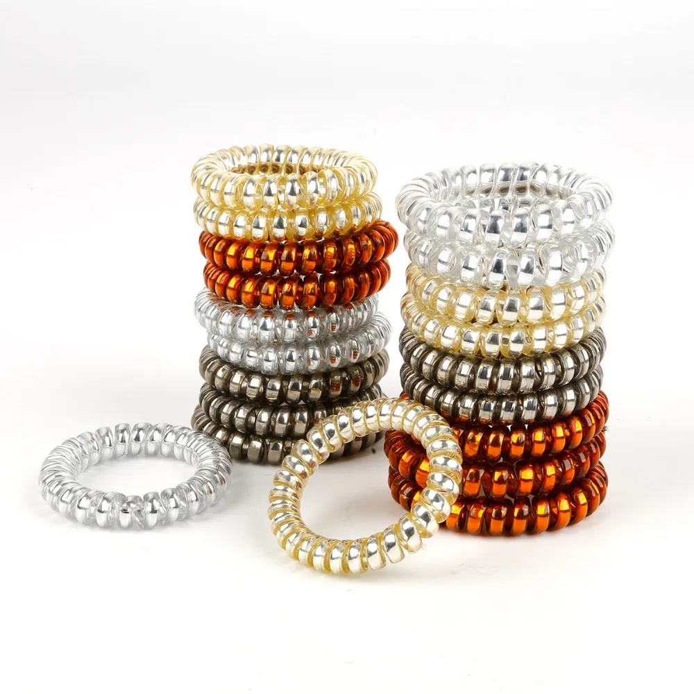 Резинки для волос женские 4-10 дюймов шт./упак. ярких цветов диаметр 5 см