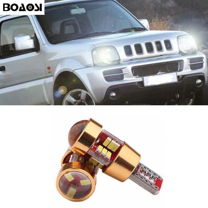 Boaosi 2x T10 светодиодный W5W Стоянкы Автомобилей Автомобиля габаритный фонарь Защитные чехлы для сидений, сшитые специально для SUZUKI Grand Vitara Swift SX4 самурая Jimny Alivio Vitara AERIO