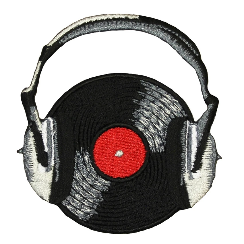 1 шт. музыкальный тематический пластырь для записи наушников Djing наклейки одежды