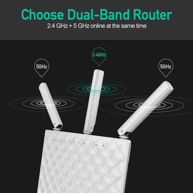 Tenda AC15 1900 гигабитный Wi Fi маршрутизатор РЕТРАНСЛЯТОР Broadcom Процессор 128 м DDR3 1WAN + 3LAN