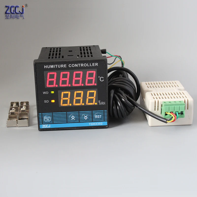 Бесплатная доставка! Цифровой контроллер температуры и влажности TDK0302 |