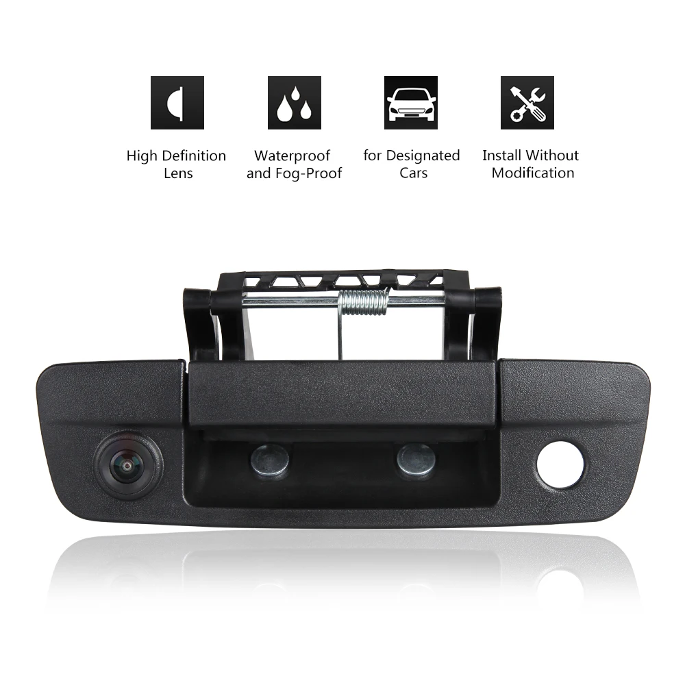 

CAR ROVER Tailgate Handle Backup Camera Reverse Reversing Rear View Cameras for Dodge Ram 2009-2012