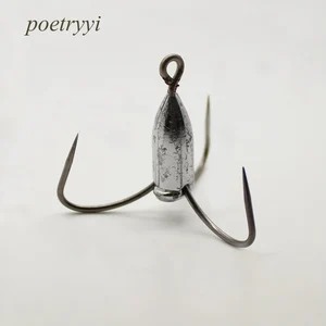 Острые задние крючки POETRYYI с держателем катушки, взрывобезопасные крючки для ловли карпа 50
