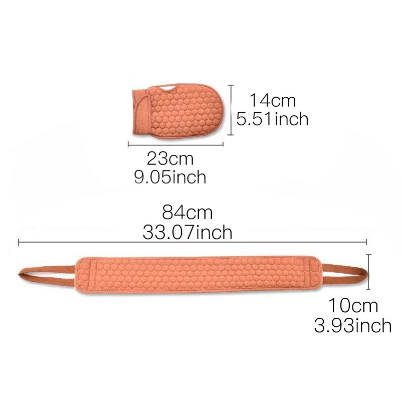 2 шт./компл. скрабы для душа перчатки тела щетка ухода за кожей отшелушивающая