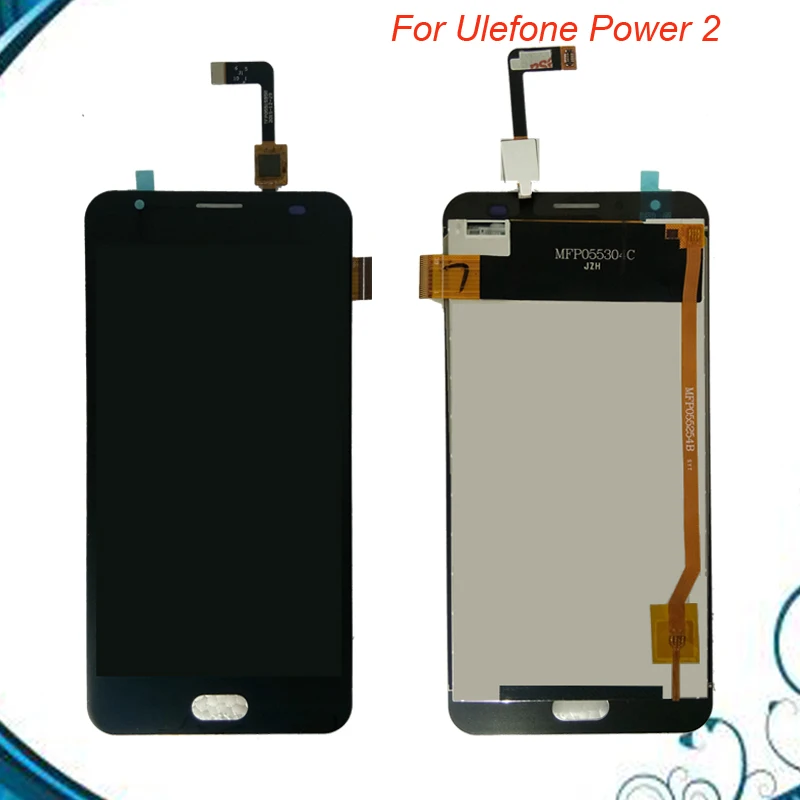 Для Ulefone power 2 ЖК-дисплей и сенсорный экран 100% протестированный дигитайзер в сборе
