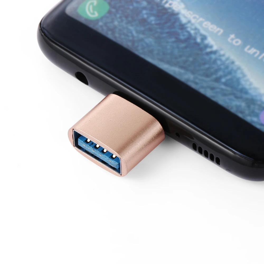 Новая мода 4 шт металлический USB-C type C к USB 3 0 Мужской женскому Адаптер конвертера OTG