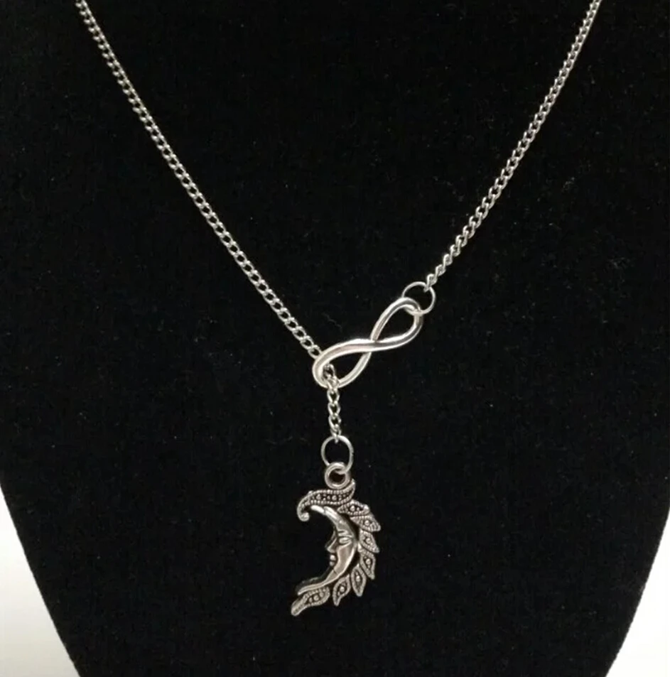 Цепочка с подвеской Бесконечная улыбающаяся Луна 1 шт./лот | Украшения и