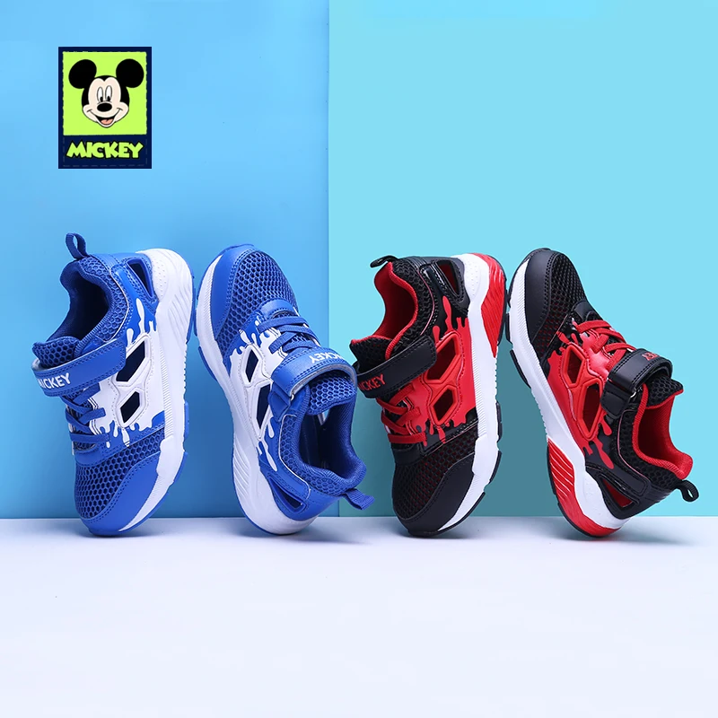 Disney children's casual shoes Minnie spring autumn boys girls sport mesh breathable sneaker for kids size 31-37 | Детская одежда и