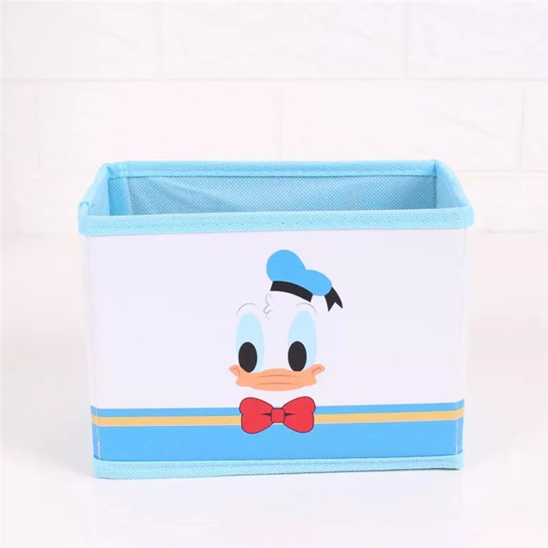 ALWAYSME 19X11X14 см MickMiny Складная Ткань для хранения кубическая корзинка ящики Органайзер контейнеры Шкаф Ящики Кубы для хранения
