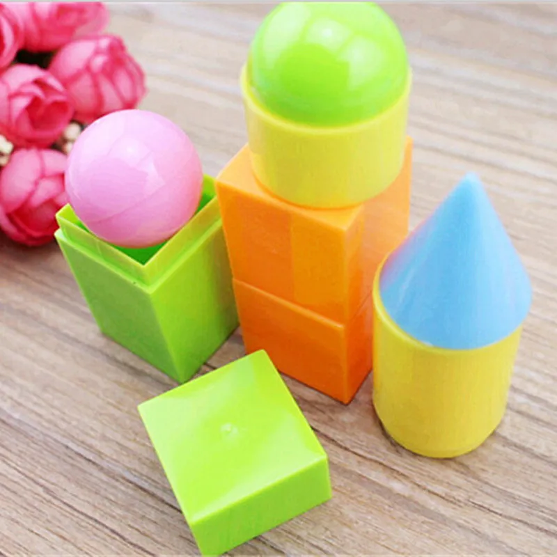 geometric shapes solids oyuncak montessori toys for children educational toy materials juguetes math baby brinquedos educativo | Игрушки и