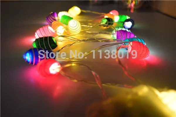 

Battery powered Real cocoon led String Fairy Lights night Light 2.5m multicolor/ white/ purple/ green/ pink tone