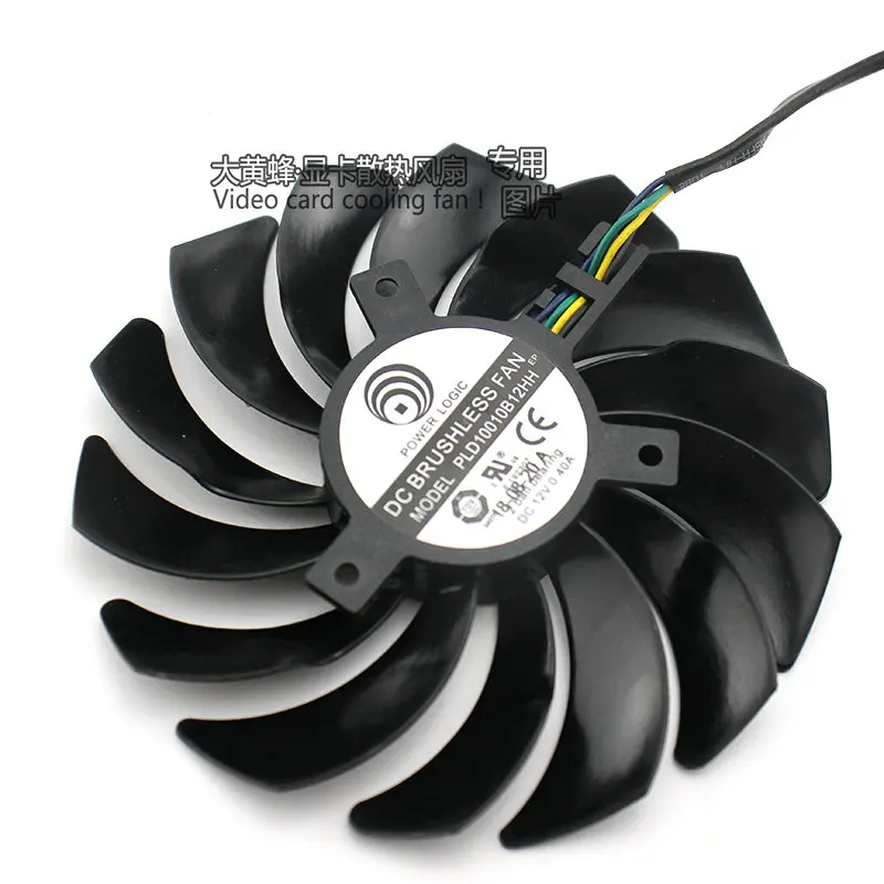 Видеокарта вентилятор для MSI GeForce RTX2060 RTX2070 GAMING Z PLD10010B12HH DC12V 0.40A 4 линии