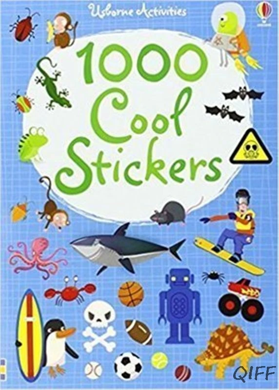 1 Children 1000 Reusable Cartoon Stickers/ Kids Baby Animal/Dinosaur/Princess/ Sticker Books For Kindergarden Schools - Цвет: 1