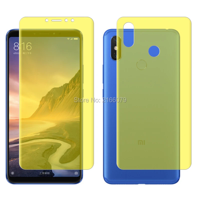 Для Xiaomi Mi Max 1 2 3 Max1 Max2 Max3 мягкая ТПУ Передняя Задняя полная защита экрана