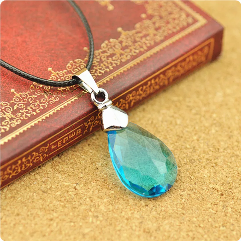 Меч искусство онлайн синий кристалл кулон ожерелье меч САО Юи Асуна и киригаи