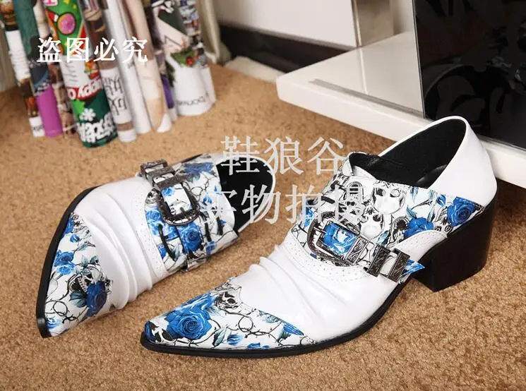 Choudory/Классические Мужские модельные туфли с острым носком лоферы на высоком