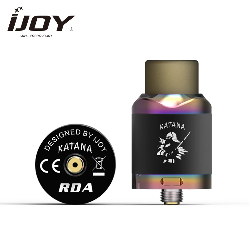 Большая распродажа E cigs IJOY Катана RDA 24 мм 810 ПЭИ дрип-тип с мягком полюс