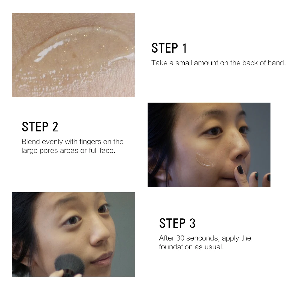 Основа для лица Sace Lady Pore невидимая основа 24k Gold масляный Праймер Профессиональный