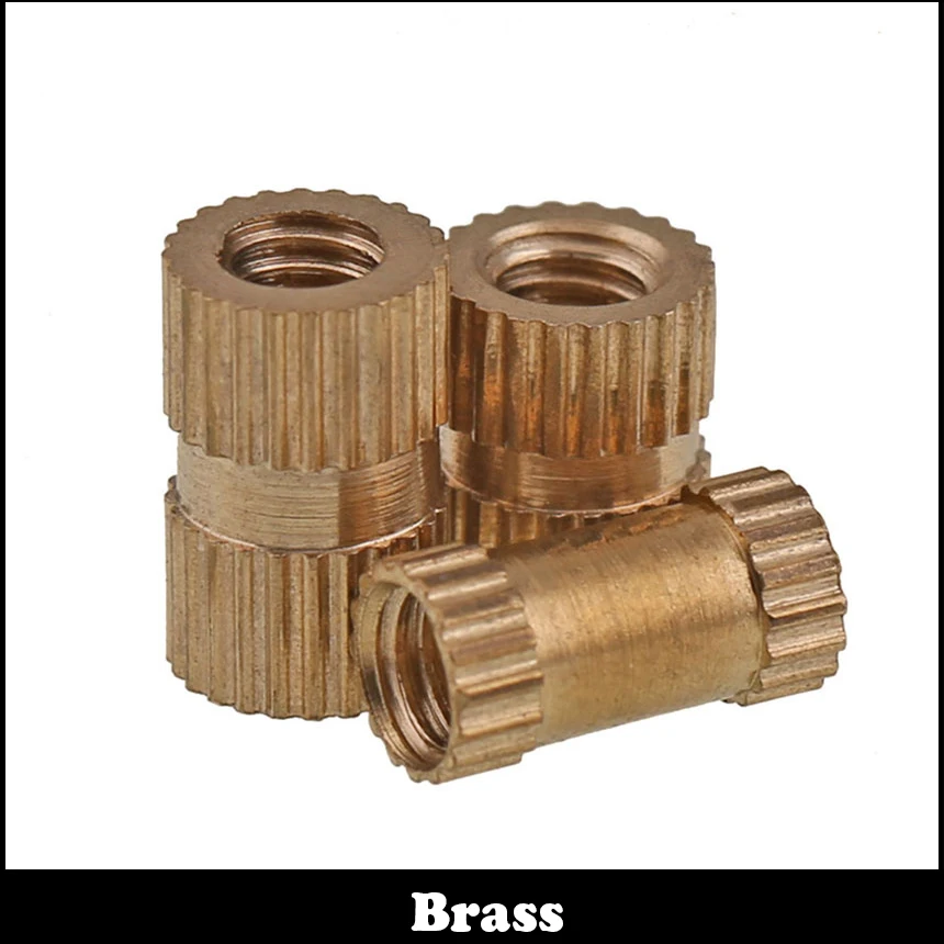 M3 * 5*5 M3x5x5 5*10 M3x5x10 прямая полоса резьба Emdedment пластмассовая литьевая форма Латунная