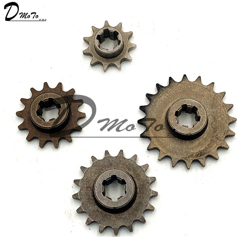 Зубчатая шестерня T8F 11 14 17 20 T зубчатая для 47cc 49cc Minimoto Mini Dirt Pit Bike Мопед