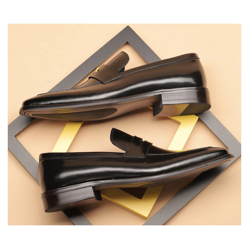 COSIDRAM Высокое качество Весна Осень под заказ деловые туфли для мужчин британский